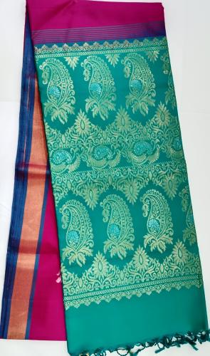 SOFT SILK SAREE WITH BLOUSE